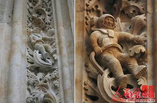 5 Misterios Extraños Contemporaneos Astronauta-en-catedral-del-medioevo-paranormal