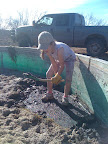 Cleaning out tanks with Dad