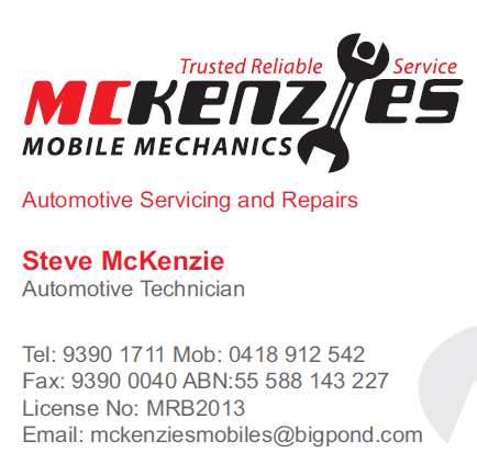 Mckenzies Mobile Mechanics