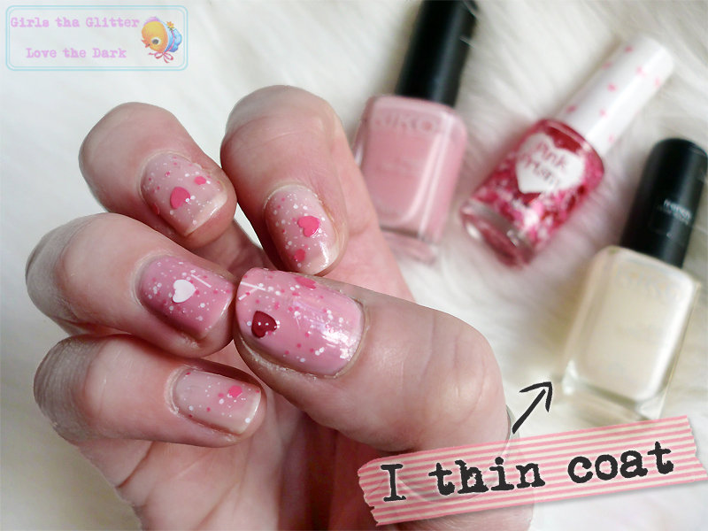 ETUDE HOUSE Pink Prism  Nails #5 Heart to Heart