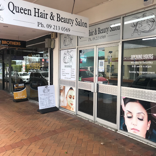 Queen hair & beauty salon logo