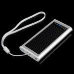  Multi-Functional Emergency Solar Charger 1200mAh Li-ion Battery Pack for Cell Phone/PDA/MP3/MP4/PSP(Silver)