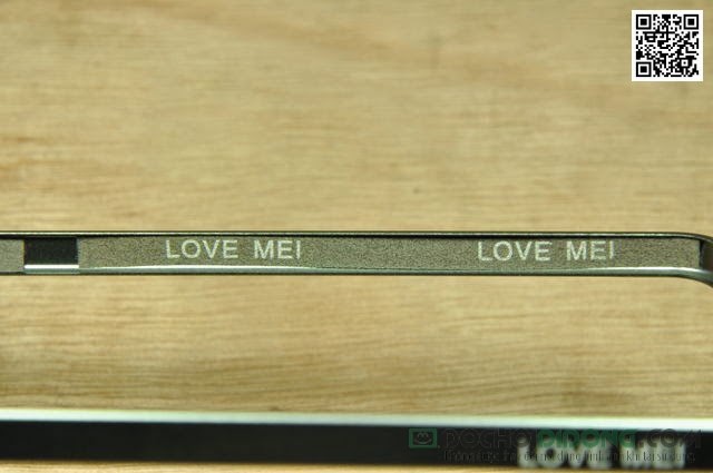 Ốp viền LG G Pro 2 F350 Love Mei dạng gài 