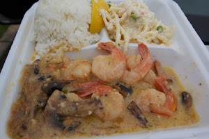 Shrimp Scampi, Fish Express, Kauai, Hawaii