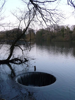 big hole in the water