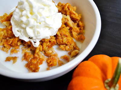 pumpkin pie baked oatmeal