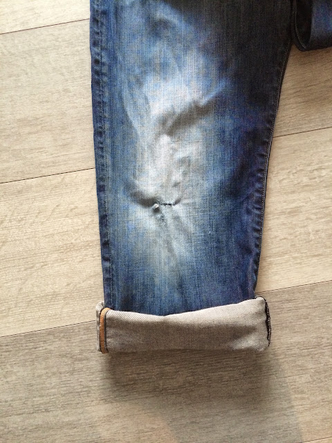 krab japon Noord Handmade Mieke: Een jeans herstellen ter hoogte van de knie