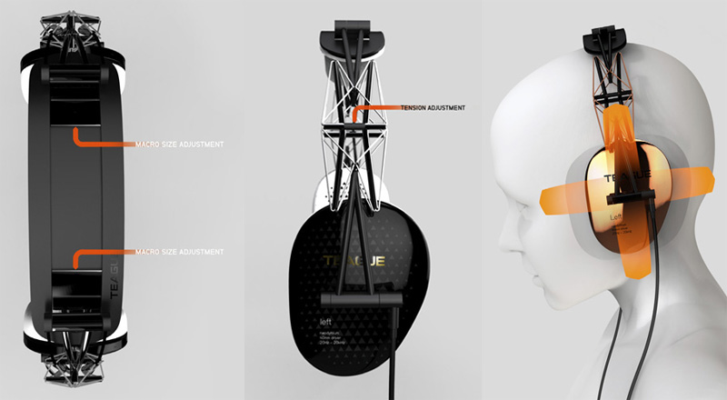＊TEAGUE：「20/20 Concept headphone」 支架概念耳機 4