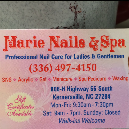 Marie Nails & Spa logo