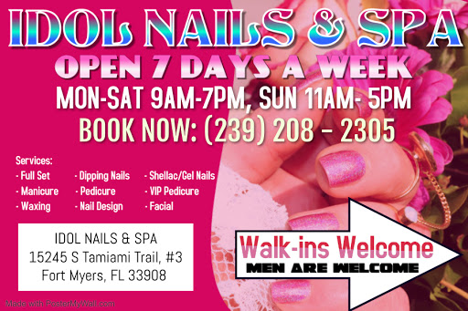 Idol Nails & Spa logo