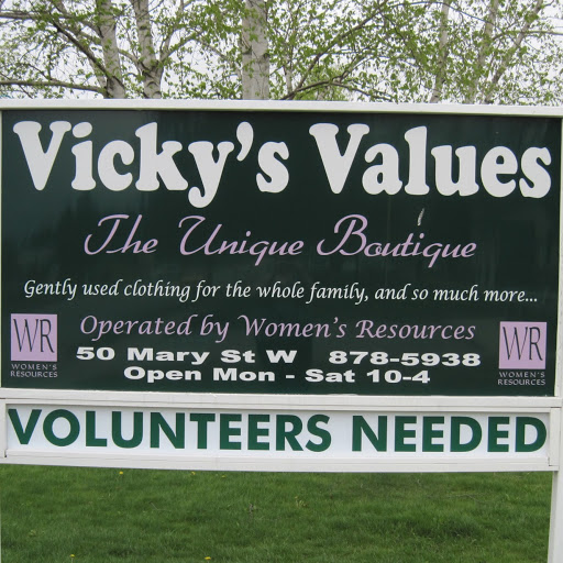 Vicky's Values Unique Boutique logo
