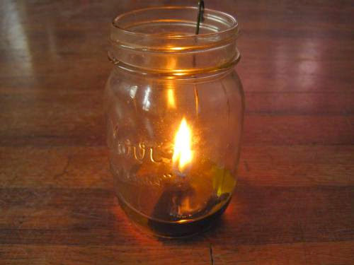 Make Your Own Olive Oil Lamp