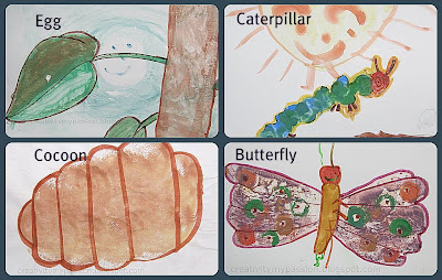 The very Hungry caterpillar art