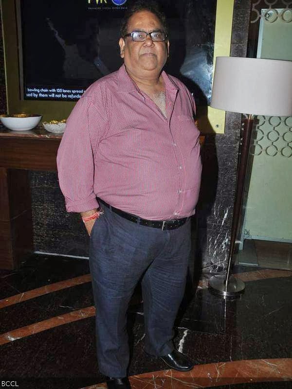 Satish Kaushik during the first look unveiling of the movie Gang Of Ghosts, held in Mumbai, on February 11, 2014. (Pic: Viral Bhayani)