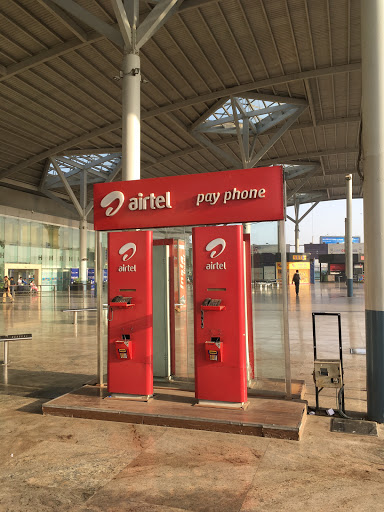 Airtel pay phone, Terminal 1C Arrival Rd, Phase 1, Indira Gandhi International Airport, New Delhi, Delhi 110037, India, Payphone, state UP