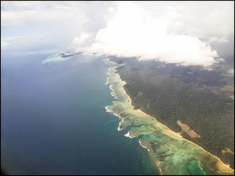 port blair from plane