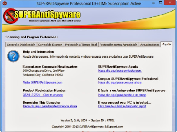 SuperAntiSpyware Professional v5.6.1034 Final [Multilenguaje] 2013-10-02_18h58_52
