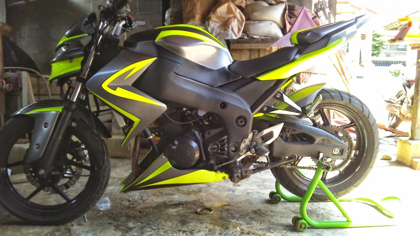 Koleksi Gila Motor Modifikasi Ninja Rr Street Fighter Terbaru Term