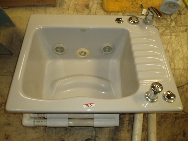 MTI Footspa 6062 Mr Tubs Jentle Jet Whirlpool Pedicure Spa Sink Fixtures Pump