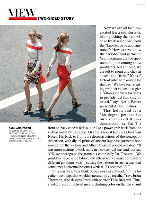 Ymre Stiekema & Junya Watanabe - US Vogue - September 2012