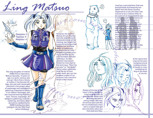 naruto original character - ling matsuo by kurohiko