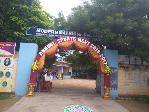 Modern Matriculation School, Thiyagabrammam Street, Subramania Nagar, Suramangalam, Salem, Tamil Nadu 636005, India, School, state TN