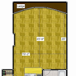 The floorplan to my 550sf UWS studio