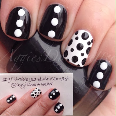Aggies Do It Better: Black and white dots
