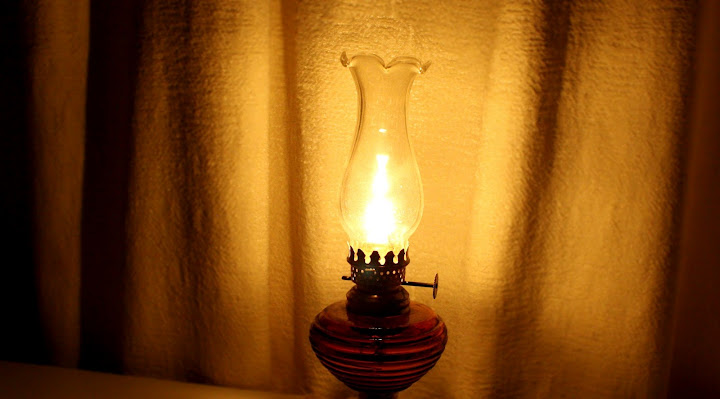 Burning Oil Lamp  Creative Commons  courtesy photos-public-domain.com