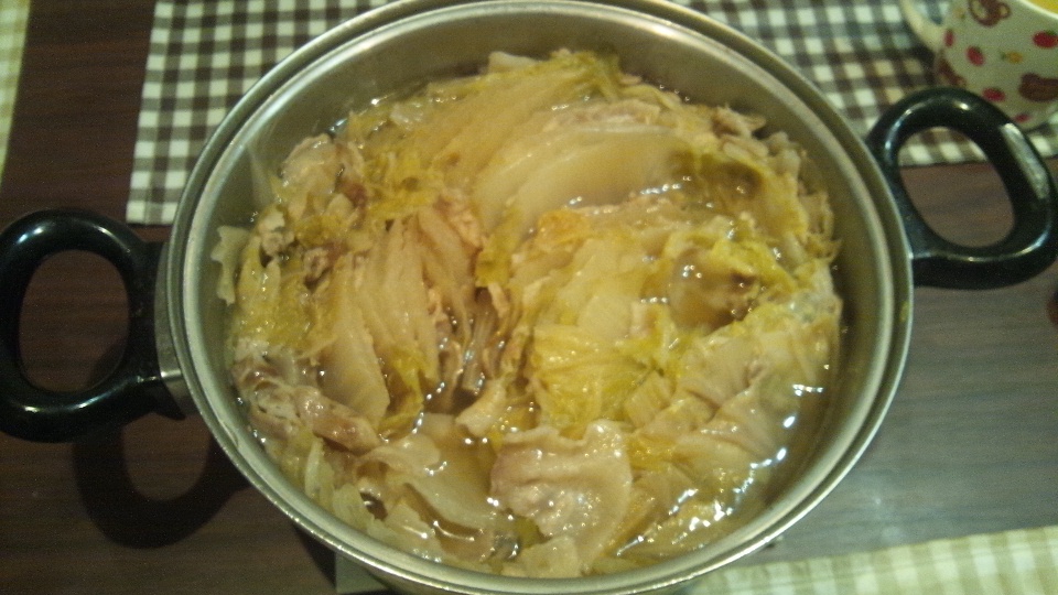 白菜の豚のミルフィーユ鍋