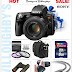 Compareand Sony DSLR-SLT-A33V 14.2MP MP Digital SLR with Translucent Mirror Technology and 3D Sweep Panorama Combined with SAL-50F14 Normal 50mm f/1.4 Autofocus Lens (SAL50F14) + 8GB Flash Memory Starter Pack #1