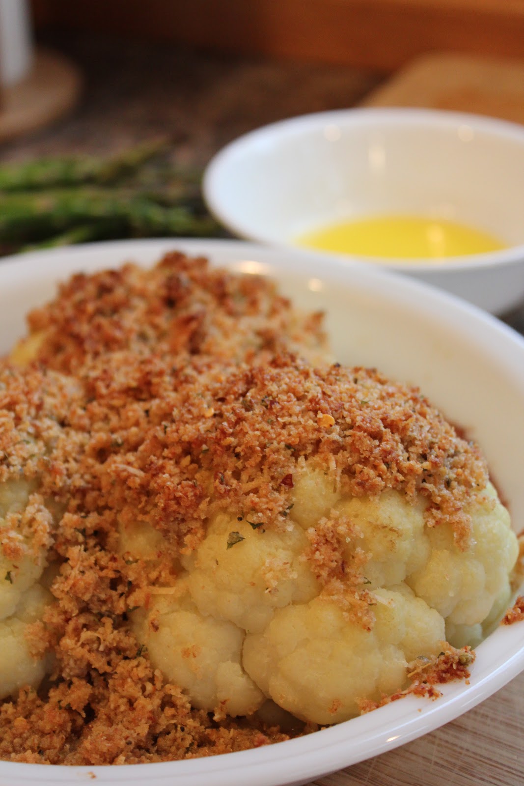 Baked Cauliflower With Bread Crumbs Baked