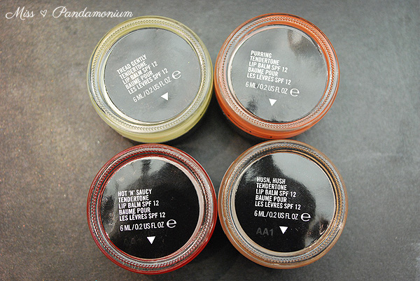 mac cosmetics cook collection shop collection tendertone lip  Tread Gently, Purring, Hot 'n Saucy, Hush Hush