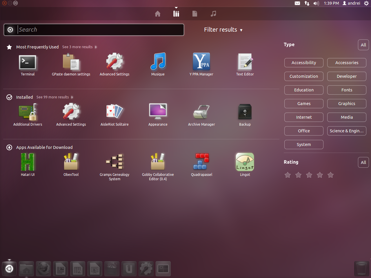 How To Move Unity Launcher To The Bottom Of The Screen Ubuntu 11 10 Oneiric Ocelot Web Upd8 Ubuntu Linux Blog