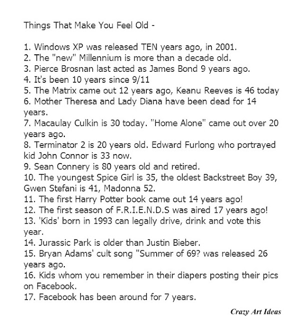17 Things That Make You Feel Old
