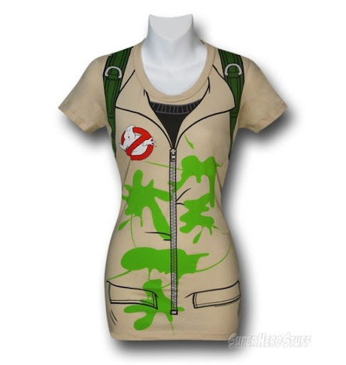 Ghostbusters Juniors Slimed Costume T-Shirt