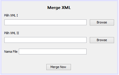 menggabungkan file xml java