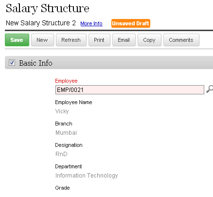 salary structure assignment erpnext
