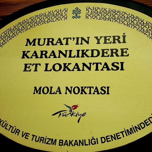 Muratin yeri boludagi karanlikdere et lokantasi logo