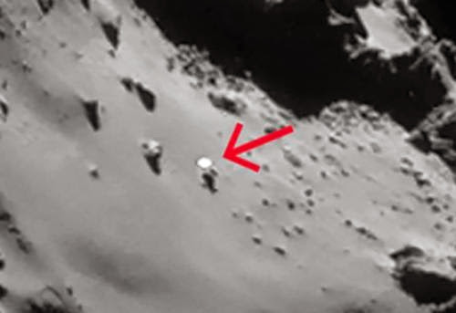 Is There A Ufo On Comet 67P