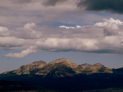 Hayden Peak (left), Mt. Agassiz (center) and East Hayden Peak (right)