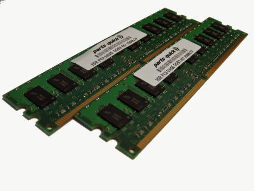  41Y2732 4GB 2 X 2GB PC2-5300 667MHz 240 pin DDR2 SDRAM ECC DIMM Desktop Server Memory for IBM System x3200 M2 4367, 4368-xxx. (PARTS-QUICK BRAND)