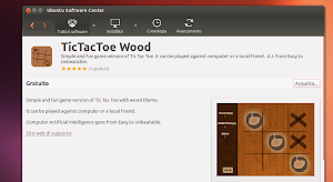 TicTacToe Wood in Ubuntu Software Center