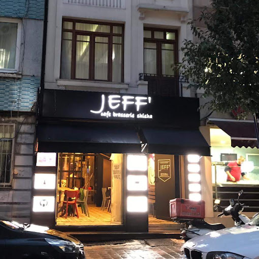 JEFF' cafe brasserie shisha logo