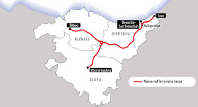 Conexión en Tren de Alta Velocidad entre Bilbao y Vitoria por la Y Vasca