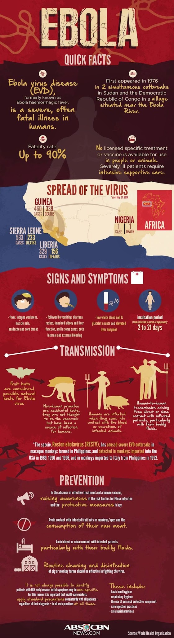 Ebola Infographic by Angela Salano for ABS-CBNnews.com
