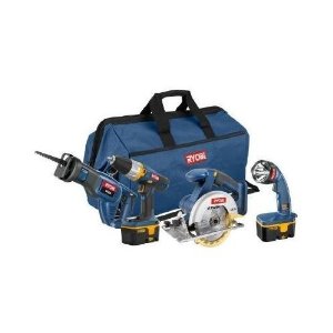  Factory-Reconditioned Ryobi ZRP842 ONE Plus 18V Cordless Super Combo Kit