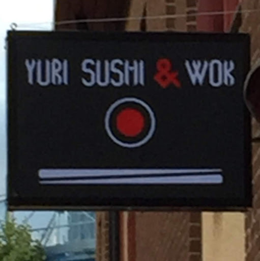 Yuri Sushi and Wok logo