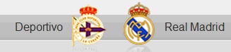 Deportivo vs Real Madrid shields