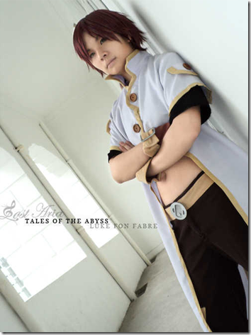 tales of the abyss cosplay - luke fon fabre by symphony of lost aria